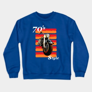 Seventies Style Crewneck Sweatshirt